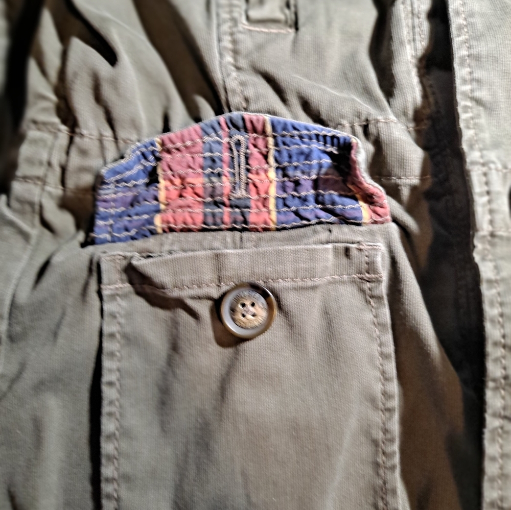 Hollister Military Green Peacoat Jacket Size Medium - Picture 4 of 13